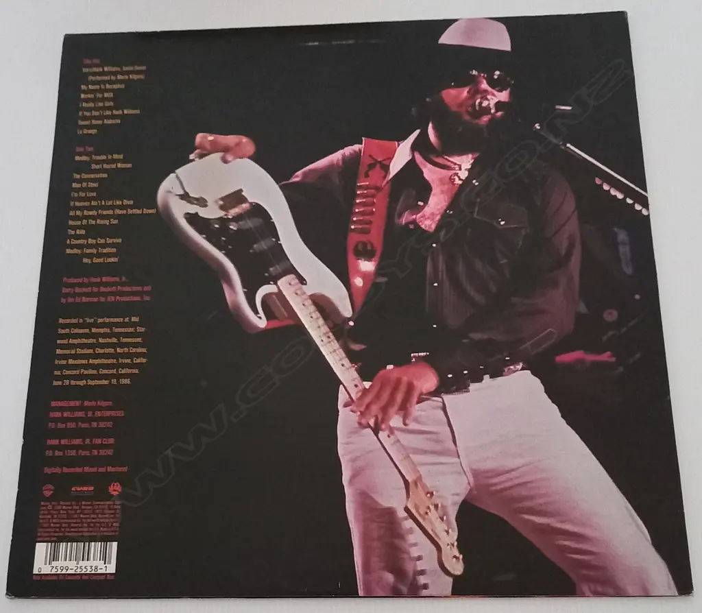 Hank Williams Jr., Hank "Live" Image 1++